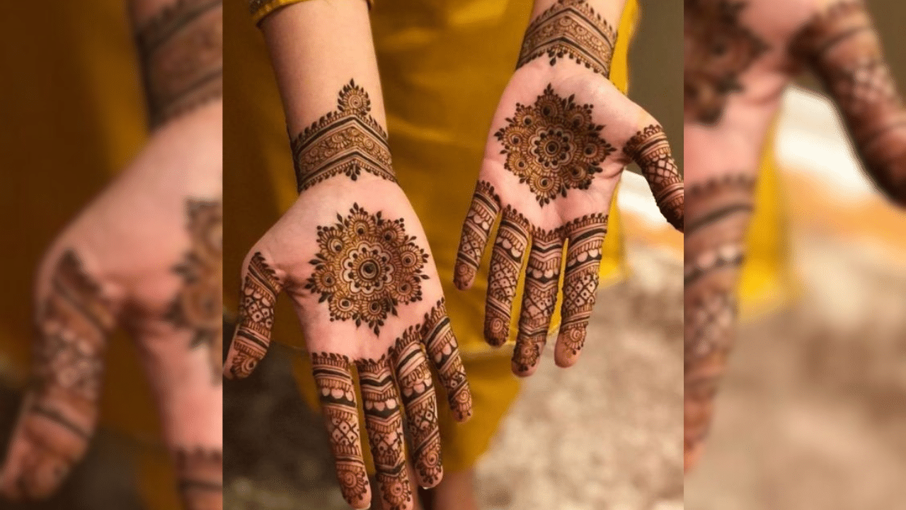 MANDALA MEHENDI DESIGN: Mandala designs not only enhances the look of various paintings but also adds beauty when designed on the hands with Mehendi. You can opt this mehendi design on this Teej. (Pic credit: Pinterest)