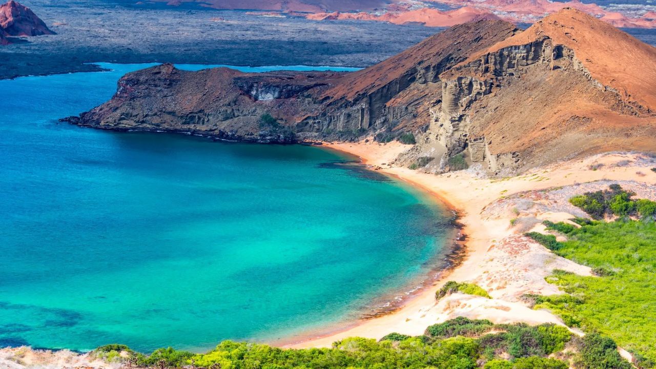 Galapagos Islands, Ecuador: A paradise for wildlife enthusiasts, the Galapagos Islands are home to unique species like the giant tortoise and marine iguana. Explore the islands on a cruise or guided tour to get up close with the wildlife. With its pristine beaches and clear waters, it’s also an excellent spot for snorkelling and diving.