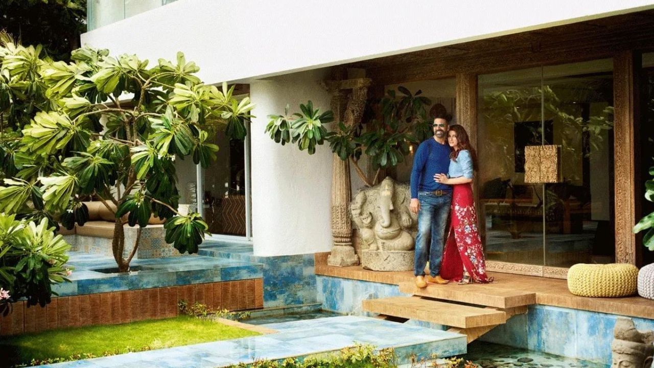 Twinkle Khanna : Twinkle Khanna known for her keen sense of design, has incorporated white in various parts of her home creating a bright and welcoming atmosphere. (Pic Credit: Google)