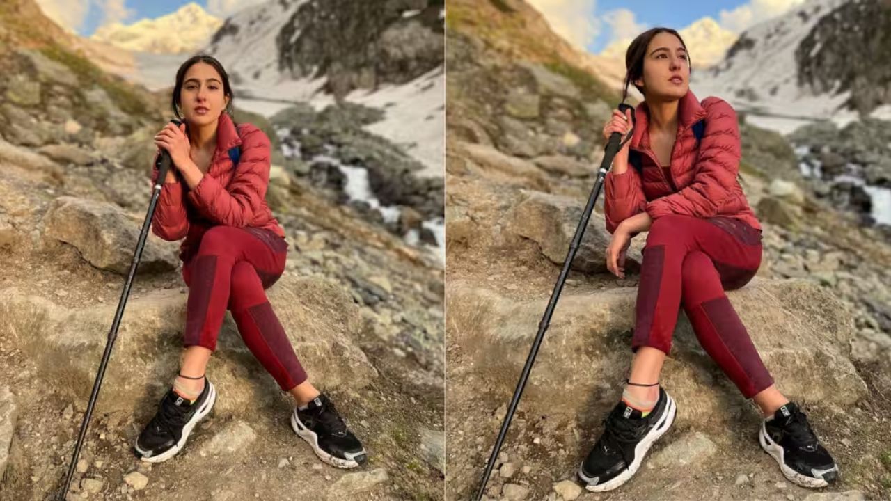 Athleisure: Sara embraced the athleisure trend wearing sports bras or tank tops with leggings or joggers. She often layered this look with a hoodie or a bomber jacket and completed the outfit with sporty sneakers. (Pic Credit: Google)