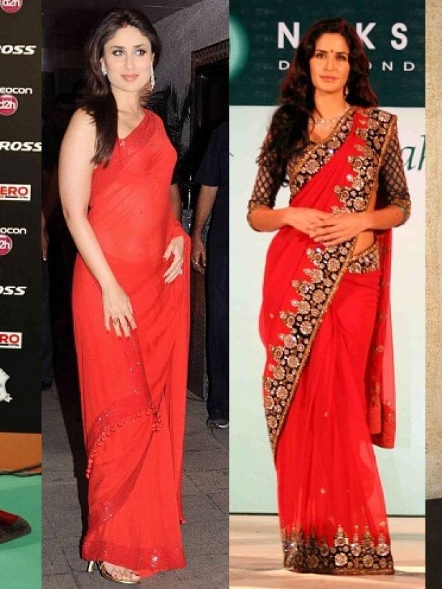 Bollywood Celebrities Who Wore Beautiful Red Sarees